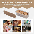 20-40 oz Ice Molds for Stanley Cup - Silicone Ice Cube Tray with Lid and Bin for Chilling Cocktails, Whiskey, Drinks, Coffee - BPA-Free, Easy Fill and Release Ice Maker Tray for Freezer