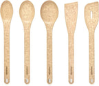 Epicurean Kitchen Series Cooking Utensils, Medium Spoon, Natural