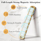 Magnetic Knife Holder for Wall, 10 Inch Bamboo Strong Magnetic Knife Strip, Small Kitchen Storage Space Savers, Rv/Apartment/Farmhouse Accessories Organizer, Housewarming Gifts for New Home