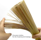 Handmade Bamboo Wok Brushes 2 Pack – 100% Natural, No Metal, Eco-Friendly Scrubbers for Carbon Steel & Cast Iron Woks, Pans, Dishes, Teapots(for Small Pot use)