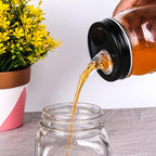 Mason Jar Pour Spouts. free flow Mason Jar Pour Spouts, mason jar for spout regular mouth size 70mm dispenser germination cover. Suitable for any liquid. Leak-Proof 2-Pack + 4 Black Lid Caps (2 Pack