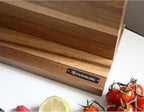 YOUSUNLONG Magnetic Knife Block - Magnetic Knife Holder - Magnetic Knife Stand - Double Sided Magnetic Acacia Wood - Holds 10 inch knives - Large Cutlery Display Stand and Storage Rack