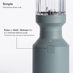 Beast Mighty 850 | Premium Compact Personal Blender | Smoothies, Shakes, Dressings, Sauces, Desserts, Dips | Blends Ice and Frozen Fruit | Includes Extra Lids and Straws | 850W (Mist)