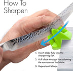 KitchenIQ 51422 | Edge Grip 2-Stage Knife Sharpener | Green – 3 Pack | Coarse & Fine Sharpener | Compact for Easy Storage | Stable Non-Slip Base | Soft Grip Rubber Handle | Straight & Serrated Knives