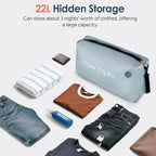 Vacuum Bags for Travel Luggage, Reusable Compression Bags for Carry On Suitcases and Backpack, Vacuum Seal Packing Cube for Cloth (1PC No Pump)