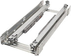 Rev-A-Shelf 11" Pull Out Storage Organizer for Base Kitchen/ Bathroom Cabinets w/ Soft-Close Full Extension Slides & Adjustable Shelves, 448-BCSC-11C