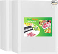 MakMeFre 200 Plus Quart Size 10" x 13" Vacuum Sealer Bags with BPA Free and Heavy Duty,Great for Food Storage Vaccume Sealer PreCut Bag