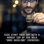 Stone Street Knee Buckling Espresso Beans, High Caffeine Coffee Blend, Dark Roast, Whole Bean, 5 LB