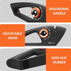 PAUDIN Knife Sharpener, Kitchen Knife Sharpener, 5 Stage Knife Sharpeners for Kitchen Knives, Pocket, Serrated Knives & Scissors, Blade Sharpening, Honing & Polishing Tool, Black