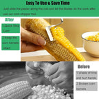 Corn Peeler 3PCS Stainless Steel Corn Stripper, 2025 Upgraded Corn Cob peelers, Corn Peeler for Corn on the Cob, Safe Durable Kitchen Tools for Home, BBQ & Restaurant Use
