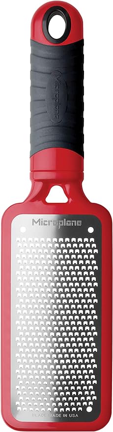 Microplane Home Series Hard Cheese Grater (Fine, Red)