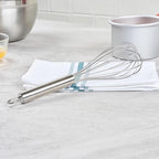 Restaurantware-German Standard 10.6 Inch French Whisk, 1 Dishwashable Kitchen Wire Whisk - Ergonomic Handle, Durable, Stainless Steel French Whip, For Blending, Stirring, Mixing Of Ingredients