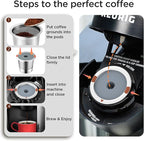 Reusable k Cup Coffee Filters,Universal stainless steel Refillable k Cups Filter Use for Keurig 2.0 and 1.0 Coffee Makers-brewers (3pack)