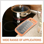 Cheese Grater Stainless Steel Graters Double Sided Potato Grater Carrot Slicer Vegetable Shredder with Handle for Cheese Ginger Chocolate Spices and More