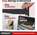 HOMEDANT 5 Tier Laminated Boltless Heavy Duty Garage Storage Adjustable Wide Size Metal Shelving Unit Utility Rack Shelves Organization Multipurpose Shelf Shed Warehouse 47.7"W x 18.2"D x 71.3"H 3Pack