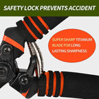 Gardening pruning shears, premium gardening pruning shears as sharp as a razor, heavy-duty gardening scissors — they can perfectly cut through anything in your yard.