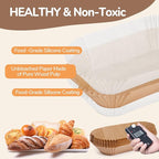 Loaf Pan Liners,2lb Loaf Pan Liners for Baking Bread 9x5, Loaf Pans Parchment Liners,150pcs Non-Stick Parchment Paper for Loaf Pans,Loaf Liners for Baking