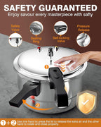 WantJoin 16Qt Aluminum Pressure Cooker w/Release Valve & Multiple Protective Devices,Pressure Canner Compatible with Gas & Induction Cooker,Canner Rack Included