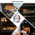 Stainless Steel Oven Thermometer for Electric/Gas Oven, Kitchen Cooking Grill Smoker Thermometer(50-300°C/100-600°F) (1)