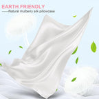 Mulberry Silk Pillow Cases 2 Pack King Size 20x36 Inches with Hidden Zipper, Ultra Smooth and Soft Breathable Cooling Silk Satin Pillowcase Set of 2, Better for Hair and Skin, Gifts for Women Men