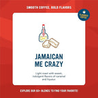 Cameron's Coffee Roasted Whole Bean Coffee, Flavored, Jamaican Me Crazy, 4 Pound