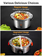 SMARTAKE Slow Cooker Liners, Large Size 13"x 21" Disposable Cooking Bags, Fit 3QT to 8QT for Slow Cooker, Cooking Trays, Suitable for Oval & Round Pots, 60 Liners