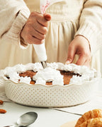 getstar Pie Pan, Ceramic (Dots (Deep))