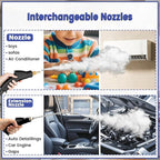 2500W Handheld Steam Cleaner,Portable Car Steamer For Auto Detailing,High-Temperature and Pressure Steam Cleaner For Home, Steam Cleaning Machine for Furniture,Kitchen,Grout,Floor,Tile (Gray)