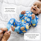 Little Sleepies Pajamas for Baby Boys & Girls, Viscose from Bamboo Baby Pajamas, Preemie & Newborn Sleepers, 2-Way Zipper PJs