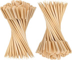 Bamboo Skewers 6 Inch, 200 PCS Cocktail Skewers for Appetizers, BBQ, Fruit Kabobs, Sandwich, Drink