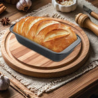 QTLCOHD 6 Pack 10 x 5 Bread Loaf Pan for Baking Homemade Bread, Non Stick Carbon Steel Loaf Pans