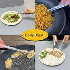 JETKONG 12-Inch Fine Tweezer Tongs Long Cooking Tweezer Stainless Steel Kitchen Tweezers