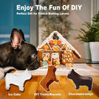 French Bulldog Ice Cube Mold, Fun Shapes Frenchie Bull Dog Ice Cube Tray, Silicone Dog Treat Mold, Cute Novelty French Bulldog Gifts for Baking & Freezing Decor, BPA Free & Heat Resistant