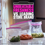 Ziploc Gallon Food Storage Bags, Stay Open Design with Stand-Up Bottom, Easy to Fill, 42 Count (Packaging May Vary)