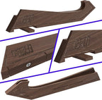 FINDKING Walnut Knife Edge Guard, Wooden Magnetic Knife Sleeve for Counter, Drawer, Knife Bag, Light, Portable Blade Sheath Cover, Suitable for 7" Japanese Kitchen Knife (Knife Not Included)