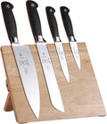 Mercer Culinary Genesis 5-Piece Magnetic Board Set, Rubberwood,Black