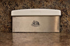 Bakerdale Large Bench/Dough/Cake Scraper, Icing Smoother Spreader, 10-inch Long Stainless Steel Blade, with white Polypropylene Handle