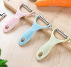 Potato Peelers 3 Pack, Fruit Peelers Potato Peeler, Cucumber, Apple Peelers for kitchen Original Vegetable Peeler-Set of 3 (Stainless Steel)