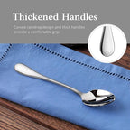 Artaste Rain 18/10 Stainless Steel (Silver (Set of 6), Espresso Spoon (4.85-Inch))