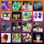 SHAPED 3D Ancient Alien Ice Mold Trays, Flexible Silicone Alien Figure Makers for Ice Cubes, Soaps, Chocolates, DIY Figures, Cookies, Resin Models