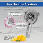 Bar Tool Set, Premium 6-Piece Bartender Tools – Effortlessly Mix Cocktails After a Long Day – Includes Jigger, Strainer, Muddler, Ice Tongs, Spoon, and Holder (Shaker Not Included)