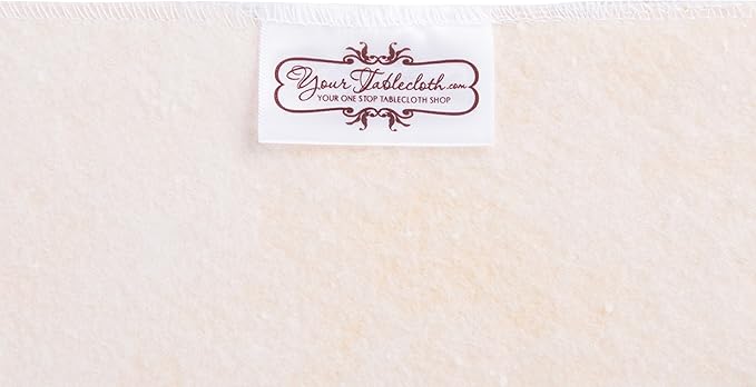Yourtablecloth Heavy Duty Vinyl Rectangle or Square Tablecloth – 6 Gauge Heavy Duty Tablecloth – Flannel Backed – Wipeable Tablecloth with Vivid Colors & Many Sizes 60 x 120 Sand