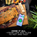 MEATER Plus: Smart Bluetooth Wireless Meat Thermomter Digital | Limited Edition King of The Grill Engraved | Brown Sugar Color | Perfect for Steak, Chicken, Turkey, & More | Delicous Recipes in App