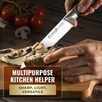 Cutluxe 3-Piece Chef Knife Set – Ultra Sharp Japanese Kitchen Knives, High Carbon Stainless Steel Blades, Full Tang Pakkawood Handles – Shinobi Series