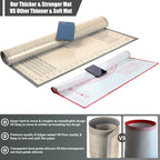 Silicone Pastry Mat 26x34 Inch Baking Mat with Measurement, Perfect for Dough, Pastry, Pie Crust, Fondant, Cookies, Bread, Pasta, Pizza, Food Grade Kitchen Counter Mats