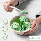 Ecovita 100% Compostable Paper Bowls [32 oz.] – 150 Disposable Bowls Eco Friendly Sturdy Tree Free Liquid and Heat Resistant Alternative to Plastic or Paper Bowls