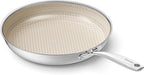 Redchef Hybrid Ceramic Nonstick 11-Inch Frying Pan with Stay-Cool Handle, Dishwasher & Oven Safe, Induction Compatible, Tri-Ply Stainless Steel & Aluminum, All Cooktops