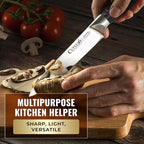 Cutluxe 3-Piece Chef Knife Set – Ultra Sharp Japanese Kitchen Knives, High Carbon Stainless Steel Blades, Full Tang Pakkawood Handles – Shinobi Series
