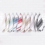 All-Clad Dual-Purpose Kitchen Towels: Highly Absorbent, Super Soft Long Lasting - 100% Cotton, 17"x30" Dish Towels for Cleaning & Drying Dishes, Pans, Glassware, or Countertops, (3-Pack), Rainfall