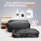 Classic Series Vacuum Bags for Travel Luggage with Wireless Pump, Compression Bags for Carry On Suitcases and Backpack, Vacuum Seal Packing cube for Cloth Packing (1PC + PUMP)